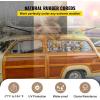 image:imageVEVOR Rubber Bungee Cords 50 Pack 21 Long Weatherproof Natural Rubber Tie Down Straps with Crimped S Hooks Heavy Duty Outdoor Tarp Straps for Securing Flatbed Trailers Canvases Cargo and More21inch 50pcs
