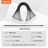 image:imageVEVOR Rubber Bungee Cords 50 Pack 21 Long Weatherproof Natural Rubber Tie Down Straps with Crimped S Hooks Heavy Duty Outdoor Tarp Straps for Securing Flatbed Trailers Canvases Cargo and More36inch 10pcs