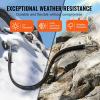 image:imageVEVOR Rubber Bungee Cords 50 Pack 21 Long Weatherproof Natural Rubber Tie Down Straps with Crimped S Hooks Heavy Duty Outdoor Tarp Straps for Securing Flatbed Trailers Canvases Cargo and More31inch 50pcs