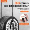 image:imageVEVOR Rubber Bungee Cords 50 Pack 21 Long Weatherproof Natural Rubber Tie Down Straps with Crimped S Hooks Heavy Duty Outdoor Tarp Straps for Securing Flatbed Trailers Canvases Cargo and More36inch 10pcs