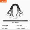 image:imageVEVOR Rubber Bungee Cords 50 Pack 21 Long Weatherproof Natural Rubber Tie Down Straps with Crimped S Hooks Heavy Duty Outdoor Tarp Straps for Securing Flatbed Trailers Canvases Cargo and More31inch 50pcs