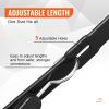 image:imageVEVOR Rubber Bungee Cords 50 Pack 21 Long Weatherproof Natural Rubber Tie Down Straps with Crimped S Hooks Heavy Duty Outdoor Tarp Straps for Securing Flatbed Trailers Canvases Cargo and More40inch 4pcs Adjustable