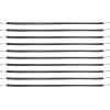 image:imageVEVOR Rubber Bungee Cords 50 Pack 21 Long Weatherproof Natural Rubber Tie Down Straps with Crimped S Hooks Heavy Duty Outdoor Tarp Straps for Securing Flatbed Trailers Canvases Cargo and More36inch 10pcs