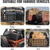 image:imageVEVOR Tailgate Net for Truck Bed 54 in x 18 in Cargo Net Durable with 4 Adjustable Buckle Straps CrossReinforced Design Extendable amp Durable Suitable for Truck Trailer Pickup Boat Jeep SUV60 in x 18 in