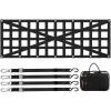 image:imageVEVOR Tailgate Net for Truck Bed 54 in x 18 in Cargo Net Durable with 4 Adjustable Buckle Straps CrossReinforced Design Extendable amp Durable Suitable for Truck Trailer Pickup Boat Jeep SUV54 in x 18 in