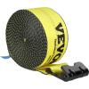 image:imageVEVOR Truck Straps 4 x30 Heavy Duty Tie Down wFlat Hooks 18000lbs Break Strength WLL 6000lbs Cargo Straps tie Down for Flatbeds Trucks Trailers Farms Rescues Tree Saver Yellow10 PackYellow