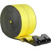 image:imageVEVOR Truck Straps 4 x30 Heavy Duty Tie Down wFlat Hooks 18000lbs Break Strength WLL 6000lbs Cargo Straps tie Down for Flatbeds Trucks Trailers Farms Rescues Tree Saver Yellow10 PackYellow