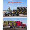 image:imageVEVOR Truck Straps 4 x30 Heavy Duty Tie Down wFlat Hooks 18000lbs Break Strength WLL 6000lbs Cargo Straps tie Down for Flatbeds Trucks Trailers Farms Rescues Tree Saver Yellow10 PackYellow