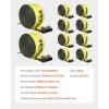 image:imageVEVOR Truck Straps 4 x30 Heavy Duty Tie Down wFlat Hooks 18000lbs Break Strength WLL 6000lbs Cargo Straps tie Down for Flatbeds Trucks Trailers Farms Rescues Tree Saver Yellow10 PackYellow