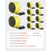 image:imageVEVOR Truck Straps 4 x30 Heavy Duty Tie Down wFlat Hooks 18000lbs Break Strength WLL 6000lbs Cargo Straps tie Down for Flatbeds Trucks Trailers Farms Rescues Tree Saver Yellow10 PackYellow
