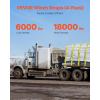 image:imageVEVOR Truck Straps 4 x30 Heavy Duty Tie Down wFlat Hooks 18000lbs Break Strength WLL 6000lbs Cargo Straps tie Down for Flatbeds Trucks Trailers Farms Rescues Tree Saver Yellow10 PackYellow