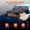 image:imageVEVOR Waterproof Cargo Net 72 in x 57 in Heavy Duty Truck Cargo NetWLL 700lbs 4 Adjustable Straps with Carabiners amp SHooks Truck Bed Cover for Trailer Pickup Boat Jeep SUV 475 x 6 ft6 x 475  700lbs