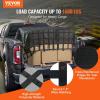 image:imageVEVOR Waterproof Cargo Net 96 in x 81 in Heavy Duty Truck Cargo NetWLL 700lbs 4 Adjustable Straps with Carabiners amp SHooks Truck Bed Cover for Trailer Pickup Boat Jeep SUV 675 x 8Polyester