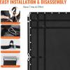 image:imageVEVOR Waterproof Cargo Net 96 in x 81 in Heavy Duty Truck Cargo NetWLL 700lbs 4 Adjustable Straps with Carabiners amp SHooks Truck Bed Cover for Trailer Pickup Boat Jeep SUV 675 x 8Waterproof