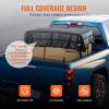 image:imageVEVOR Waterproof Cargo Net 96 in x 81 in Heavy Duty Truck Cargo NetWLL 700lbs 4 Adjustable Straps with Carabiners amp SHooks Truck Bed Cover for Trailer Pickup Boat Jeep SUV 675 x 8Waterproof