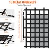 image:imageVEVOR Waterproof Cargo Net 96 in x 81 in Heavy Duty Truck Cargo NetWLL 700lbs 4 Adjustable Straps with Carabiners amp SHooks Truck Bed Cover for Trailer Pickup Boat Jeep SUV 675 x 8Polyester