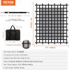 image:imageVEVOR Waterproof Cargo Net 96 in x 81 in Heavy Duty Truck Cargo NetWLL 700lbs 4 Adjustable Straps with Carabiners amp SHooks Truck Bed Cover for Trailer Pickup Boat Jeep SUV 675 x 8Polyester