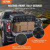 image:imageVEVOR Waterproof Cargo Net 96 in x 81 in Heavy Duty Truck Cargo NetWLL 700lbs 4 Adjustable Straps with Carabiners amp SHooks Truck Bed Cover for Trailer Pickup Boat Jeep SUV 675 x 8Waterproof