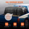 image:imageVEVOR Waterproof Cargo Net 96 in x 81 in Heavy Duty Truck Cargo NetWLL 700lbs 4 Adjustable Straps with Carabiners amp SHooks Truck Bed Cover for Trailer Pickup Boat Jeep SUV 675 x 8Waterproof