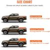 image:imageVEVOR Waterproof Cargo Net 96 in x 81 in Heavy Duty Truck Cargo NetWLL 700lbs 4 Adjustable Straps with Carabiners amp SHooks Truck Bed Cover for Trailer Pickup Boat Jeep SUV 675 x 8Polyester