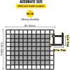 image:imageVEVOR Waterproof Cargo Net 96 in x 81 in Heavy Duty Truck Cargo NetWLL 700lbs 4 Adjustable Straps with Carabiners amp SHooks Truck Bed Cover for Trailer Pickup Boat Jeep SUV 675 x 8PP