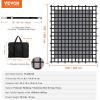 image:imageVEVOR Waterproof Cargo Net 96 in x 81 in Heavy Duty Truck Cargo NetWLL 700lbs 4 Adjustable Straps with Carabiners amp SHooks Truck Bed Cover for Trailer Pickup Boat Jeep SUV 675 x 8Polyester