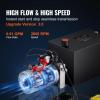 image:imageVevor Hydraulic Pump 15 Quart Hydraulic Motor Hydraulic Lift Single Phase Car Lift 3450 RPM Dump Trailer 208230 Volt Portable Car Lift 2 Horsepower Auto Lift Vehicle Lift Portable Power Press12 Quart