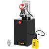 image:imageVEVOR 4 Quart Hydraulic Power Unit Double Acting Dump Trailer Pump 3200 PSI Max Relief Pressure amp 091 GPM Flow Rate DC 12V Hydraulic Pump with Metal Reservoir for Dump Trailer Car Lifting Black15 Quart