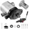 image:imageVEVOR Hydraulic Log Splitter Pump Kit 22GPM 2 Stage 4000PSI Aluminum Hydraulic Gear Pump with Valve Coupling Installation Base 34 NPT Outlet 3600 RPM for Small Engine Mounting Log Splitter