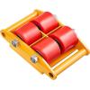 image:imageVEVOR 4PCS Machinery Skates Dollies 17637 lb Heavy Duty Equipment Moving Skates with 4 PU Wheels 360 Rotation NonSlip Cap LowProfile Industrial Mover Rollers for Factory Warehouse Workshop1pack