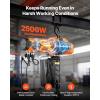 image:imageVEVOR Electric Chain Hoist 2200 lbs Load 20 ft Lifting Height 120V Single Phase Overhead Crane with Chain 328 ft Wireless amp 15 ft Wired Remote Control for Garage Shop and Home2200lbs 10ft