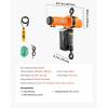 image:imageVEVOR Electric Chain Hoist 2200 lbs Load 20 ft Lifting Height 120V Single Phase Overhead Crane with Chain 328 ft Wireless amp 15 ft Wired Remote Control for Garage Shop and Home2200lbs 10ft