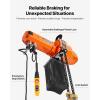 image:imageVEVOR Electric Chain Hoist 2200 lbs Load 20 ft Lifting Height 120V Single Phase Overhead Crane with Chain 328 ft Wireless amp 15 ft Wired Remote Control for Garage Shop and Home2in1 2200lbs 10ft