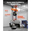 image:imageVEVOR Electric Chain Hoist 2200 lbs Load 20 ft Lifting Height 120V Single Phase Overhead Crane with Chain 328 ft Wireless amp 15 ft Wired Remote Control for Garage Shop and Home2in1 2200lbs 10ft