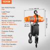 image:imageVEVOR Electric Chain Hoist 2200 lbs Load 20 ft Lifting Height 120V Single Phase Overhead Crane with Chain 328 ft Wireless amp 15 ft Wired Remote Control for Garage Shop and Home2in1 2200lbs 20ft