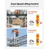 image:imageVEVOR Electric Chain Hoist 2200 lbs Load 20 ft Lifting Height 120V Single Phase Overhead Crane with Chain 328 ft Wireless amp 15 ft Wired Remote Control for Garage Shop and Home2in1 2200lbs 10ft