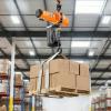 image:imageVEVOR Electric Chain Hoist 2200 lbs Load 20 ft Lifting Height 120V Single Phase Overhead Crane with Chain 328 ft Wireless amp 15 ft Wired Remote Control for Garage Shop and Home2200lbs 10ft