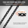 image:imageVEVOR Electric Chain Hoist 2200 lbs Load 20 ft Lifting Height 120V Single Phase Overhead Crane with Chain 328 ft Wireless amp 15 ft Wired Remote Control for Garage Shop and Home2in1 2200lbs 20ft