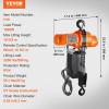 image:imageVEVOR Electric Chain Hoist 2200 lbs Load Capacity 10 ft Lifting Height 120V Single Phase Overhead Crane with Chain 10 ft Wired Remote Control for Garage Shop Hotel and Home2200lbs 10FT