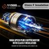 image:imageVEVOR Electric Chain Hoist 2200 lbs Load Capacity 10 ft Lifting Height 120V Single Phase Overhead Crane with Chain 10 ft Wired Remote Control for Garage Shop Hotel and Home2200lbs 10FT