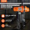 image:imageVEVOR Electric Chain Hoist 2200 lbs Load Capacity 10 ft Lifting Height 120V Single Phase Overhead Crane with Chain 10 ft Wired Remote Control for Garage Shop Hotel and Home2200lbs 10FT