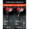 image:imageVEVOR Electric Hoist with Remote Control 440 lbs Material Handling Tool 110V Electric Hoist with 14ft Remote Control for Factories Warehouses Construction Site Attic1760lbs Wireless