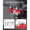 image:imageVEVOR Electric Hoist with Remote Control 440 lbs Material Handling Tool 110V Electric Hoist with 14ft Remote Control for Factories Warehouses Construction Site Attic440LBS WirelessWired