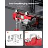 image:imageVEVOR Electric Hoist with Remote Control 440 lbs Material Handling Tool 110V Electric Hoist with 14ft Remote Control for Factories Warehouses Construction Site Attic440lbs Wired