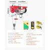 image:imageVEVOR Electric Hoist with Remote Control 440 lbs Material Handling Tool 110V Electric Hoist with 14ft Remote Control for Factories Warehouses Construction Site Attic1320LBS Wireless
