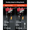 image:imageVEVOR Electric Hoist with Remote Control 440 lbs Material Handling Tool 110V Electric Hoist with 14ft Remote Control for Factories Warehouses Construction Site Attic2200LBS WirelessWired
