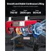 image:imageVEVOR Electric Hoist with Remote Control 440 lbs Material Handling Tool 110V Electric Hoist with 14ft Remote Control for Factories Warehouses Construction Site Attic440LBS WirelessWired