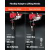 image:imageVEVOR Electric Hoist with Remote Control 440 lbs Material Handling Tool 110V Electric Hoist with 14ft Remote Control for Factories Warehouses Construction Site Attic1320LBS Wireless