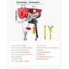 image:imageVEVOR Electric Hoist with Remote Control 440 lbs Material Handling Tool 110V Electric Hoist with 14ft Remote Control for Factories Warehouses Construction Site Attic1760lbs Wired