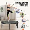 image:imageVEVOR Foldable Mini Trampoline 40 Inch Fitness Rebounder Max Load 330 lbs Exercise Trampoline Stable amp Quiet IndoorOutdoor Workout Adults40 Round Bungee cords